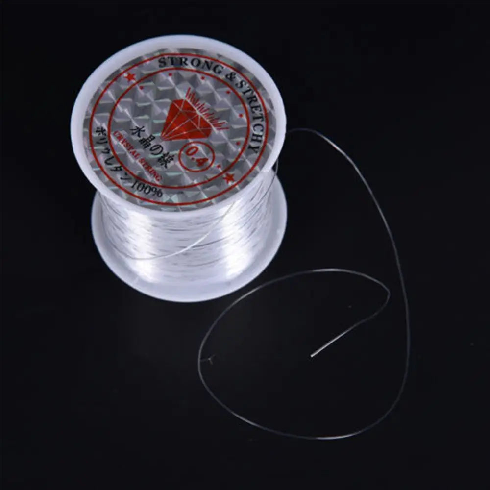 1 Roll Hot White Crystal Fishing Line Mixed 0.2 mm - 0.6 mm Thread Monofilament Strong Fish Wire Fishing Lines Nylon Braided
