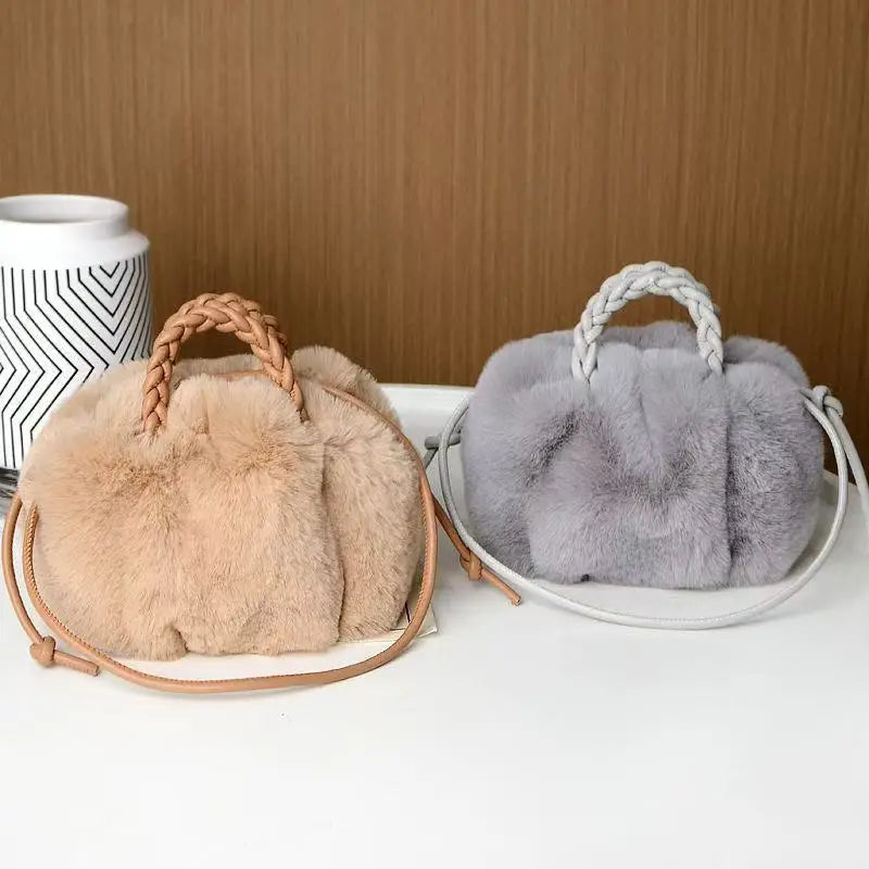 Cute Pumpkin Bag 2025 Autumn And Winter New Fashion Cloud Crossbody Bag Niche Design Sweet Girl Handbag