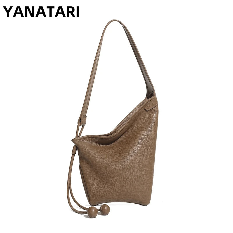 YANATARI Genuine Leather Bag Handbags Shoulder Bag Tote Bags for Women Shopping Bag Luxury Bag Autumn/Winter Collection 2026