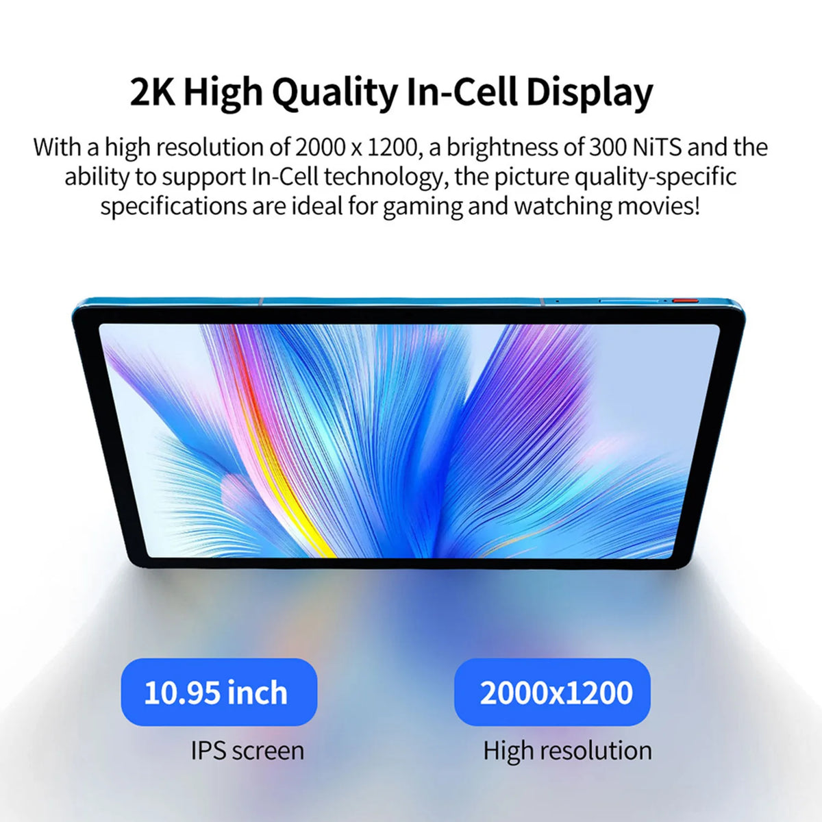 New Arrivals 10.95 Inch Android Tablets Octa Core Processor 8GB RAM 256GB ROM Android 13 Dual SIM Dual Cameras HD Screen 8000mAh
