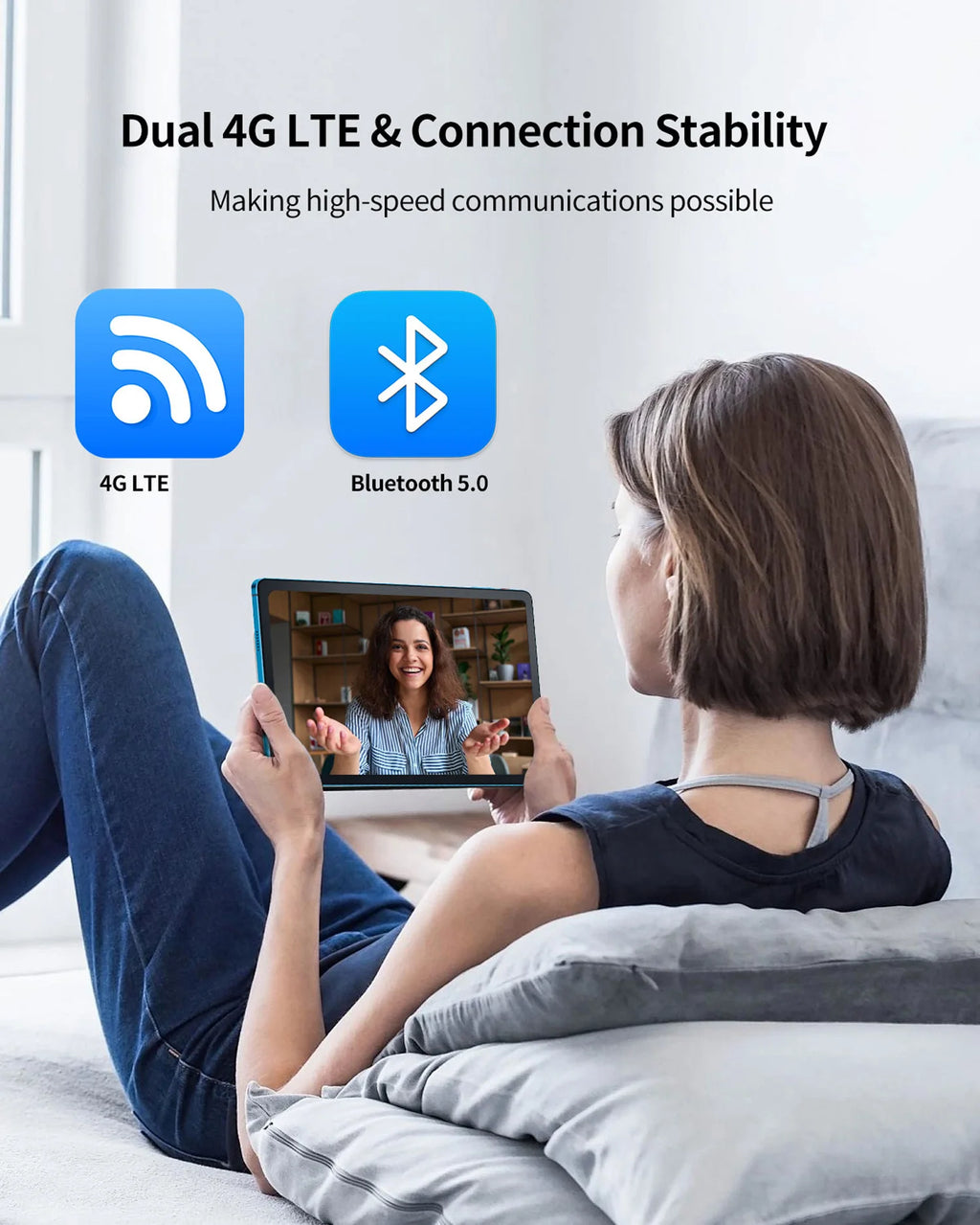 New Arrivals 10.95 Inch Android Tablets Octa Core Processor 8GB RAM 256GB ROM Android 13 Dual SIM Dual Cameras HD Screen 8000mAh