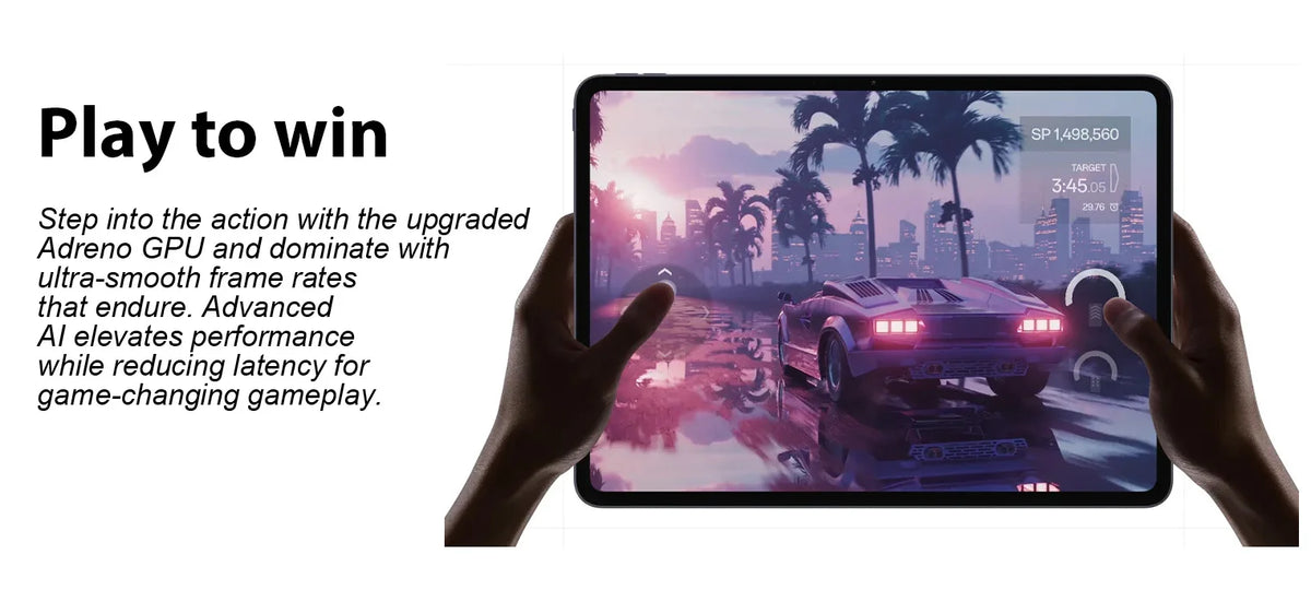 Global Version OnePlus Pad 3 13.2inches Tablet 144Hz Screen 12140mAh Snapdragon 8 Battery 13MP Rear Camera 8 Speakers 80W Charge