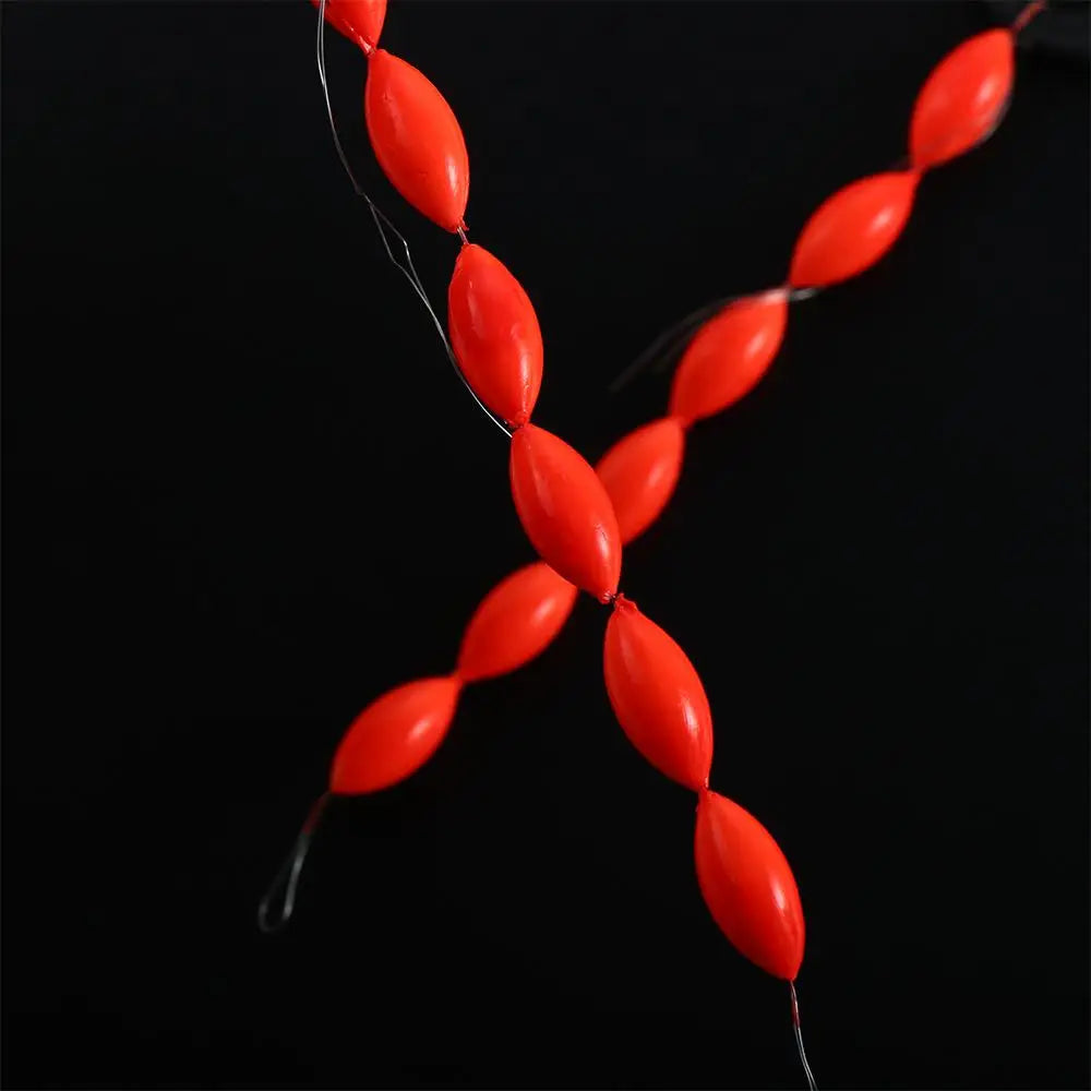 Fishing Float Fishing Buoys 6 In 1 Oval Stopper Seven Star Float Fishing Line Stopper Foam Space Bean String Type Fishing Float