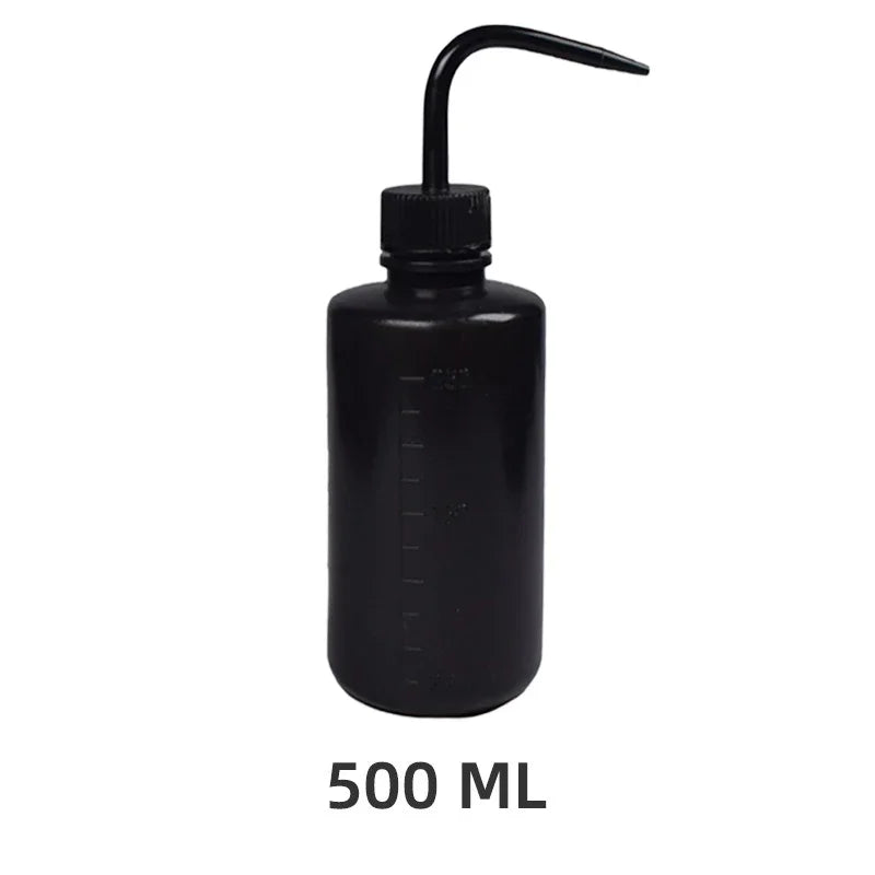 Curved Spout Cleaner Waterproof Eyebrow Remover Bottle Eyelash Extension Makeup Tool Eyelash Cleaning Washing Bottle 250/500ml
