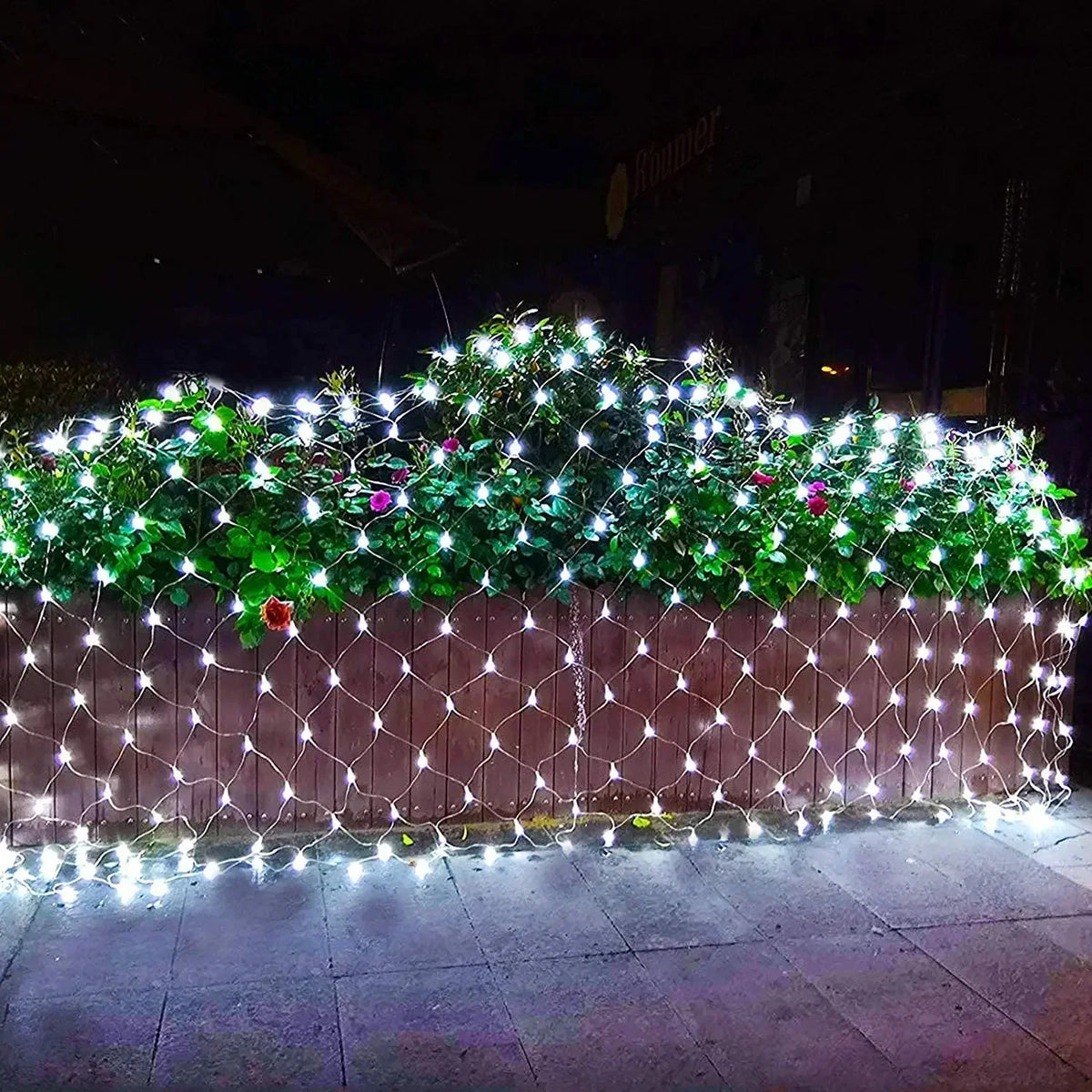 Christmas Decorations Lamp LED Fishing Net Light Outdoor Waterproof Street Tree Decoration Light Wedding Festival Mesh Light