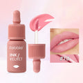 Febble 6 Color Matte Lip Gloss Nude Velvet Liquid Lipstick Multifunctional Long-lasting Lip Cosmetics Suitable for Autumn Winter
