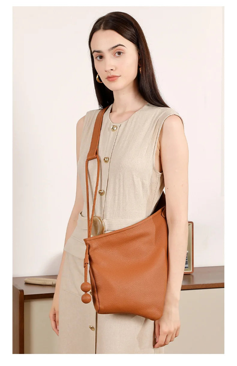 YANATARI Genuine Leather Bag Handbags Shoulder Bag Tote Bags for Women Shopping Bag Luxury Bag Autumn/Winter Collection 2026
