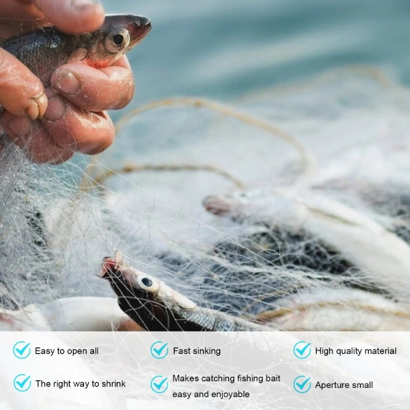 8M/20M New Monofilament Fishing Net Single Layer Fish Gillnet With Float Trap For Outdoor Hobbies Fishingman Fishing Accessories