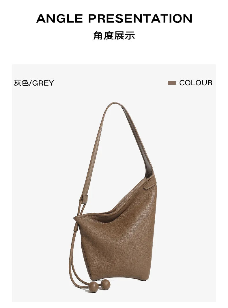 YANATARI Genuine Leather Bag Handbags Shoulder Bag Tote Bags for Women Shopping Bag Luxury Bag Autumn/Winter Collection 2026
