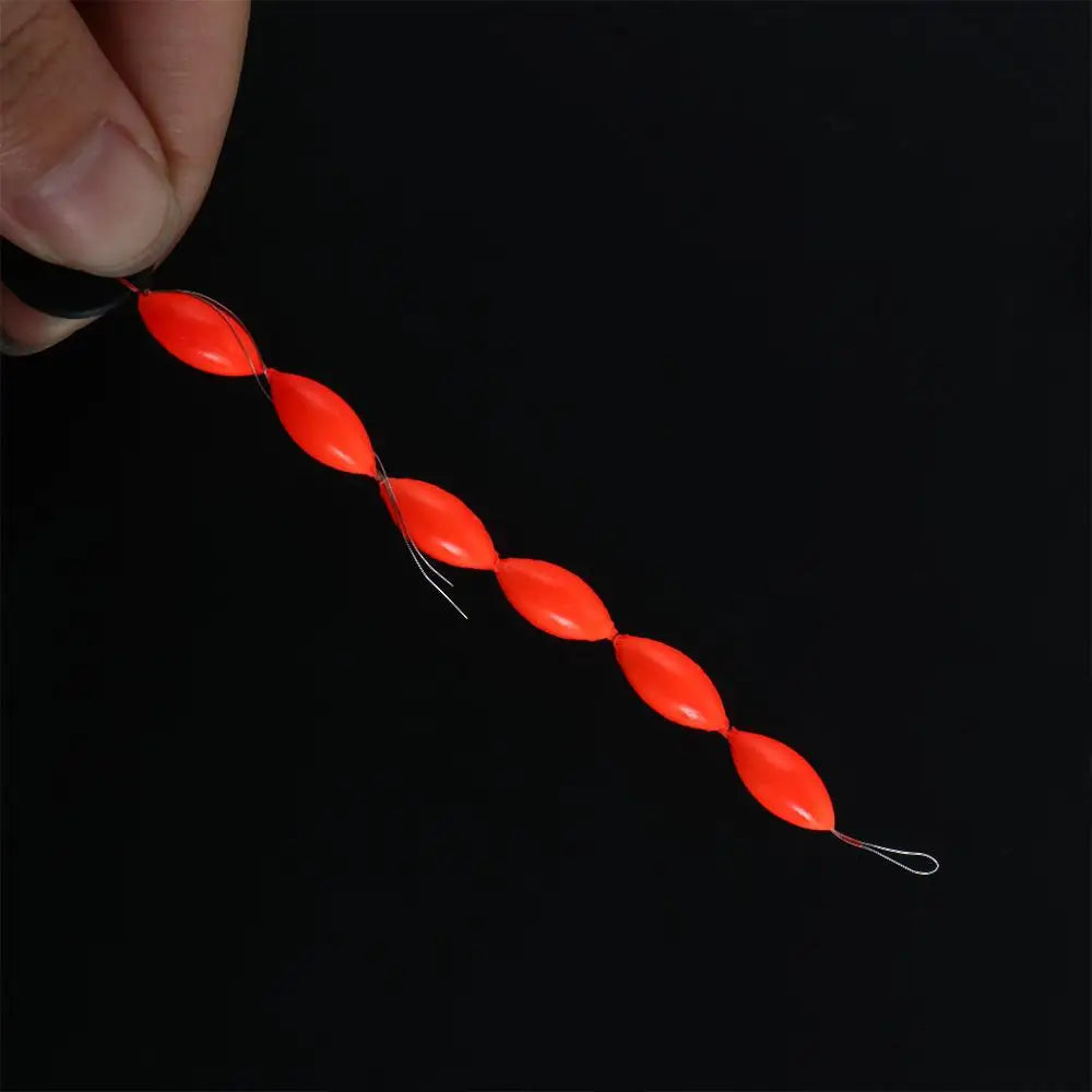 Fishing Float Fishing Buoys 6 In 1 Oval Stopper Seven Star Float Fishing Line Stopper Foam Space Bean String Type Fishing Float
