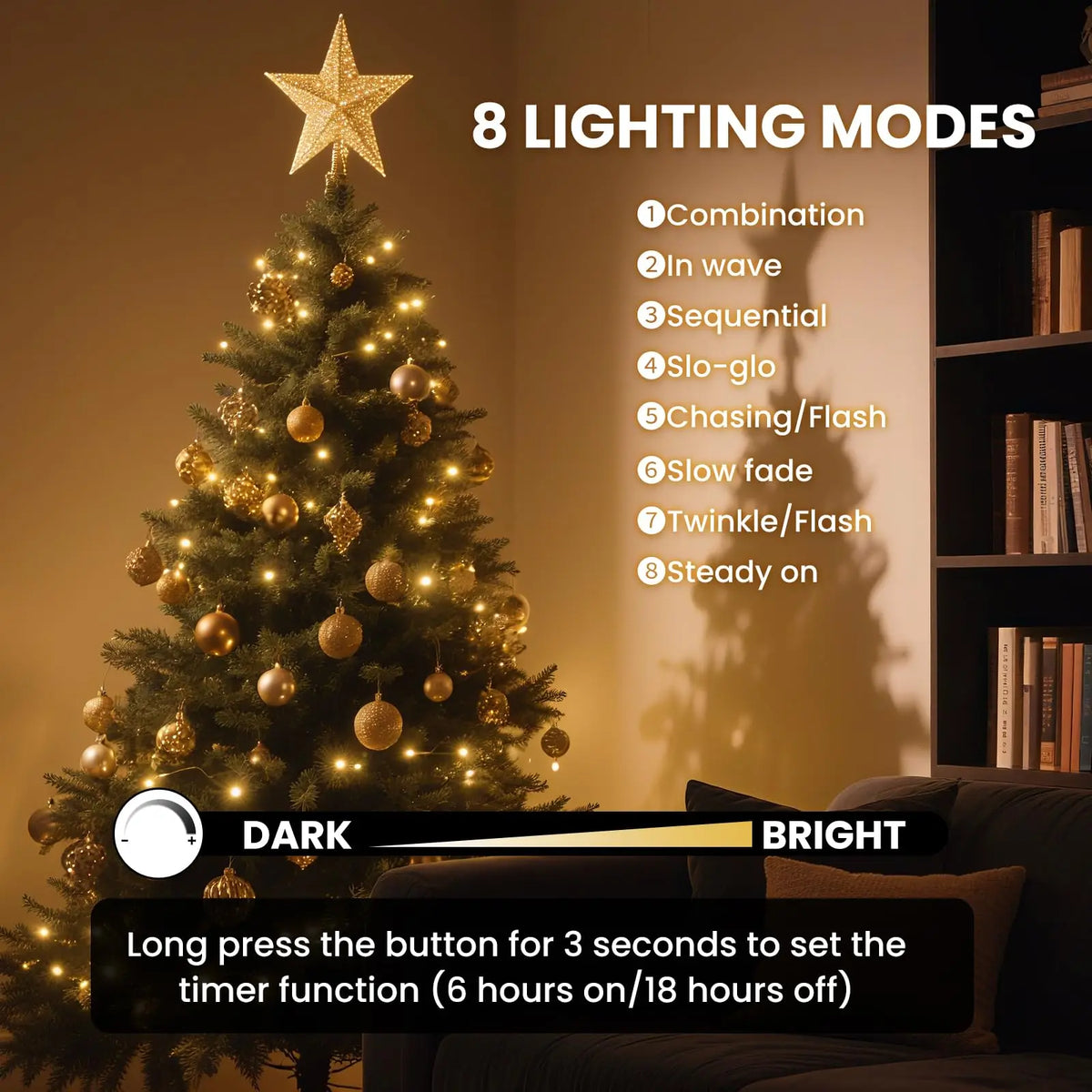 LED Firecracker String Lights Christmas Tree Lights Garland Fairy Light for Wedding Party Christmas Outdoor Decorations 2026