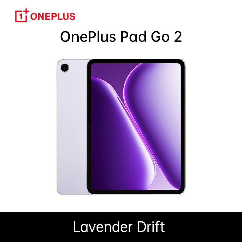 Global Version OnePlus Pad GO 2 8+128GB WiFi,8+256 5G,12.1 inches 2.8k Display,10,050mAh 33W,OxygenOS 16,Wi-Fi 6,Bluetooth 5.4