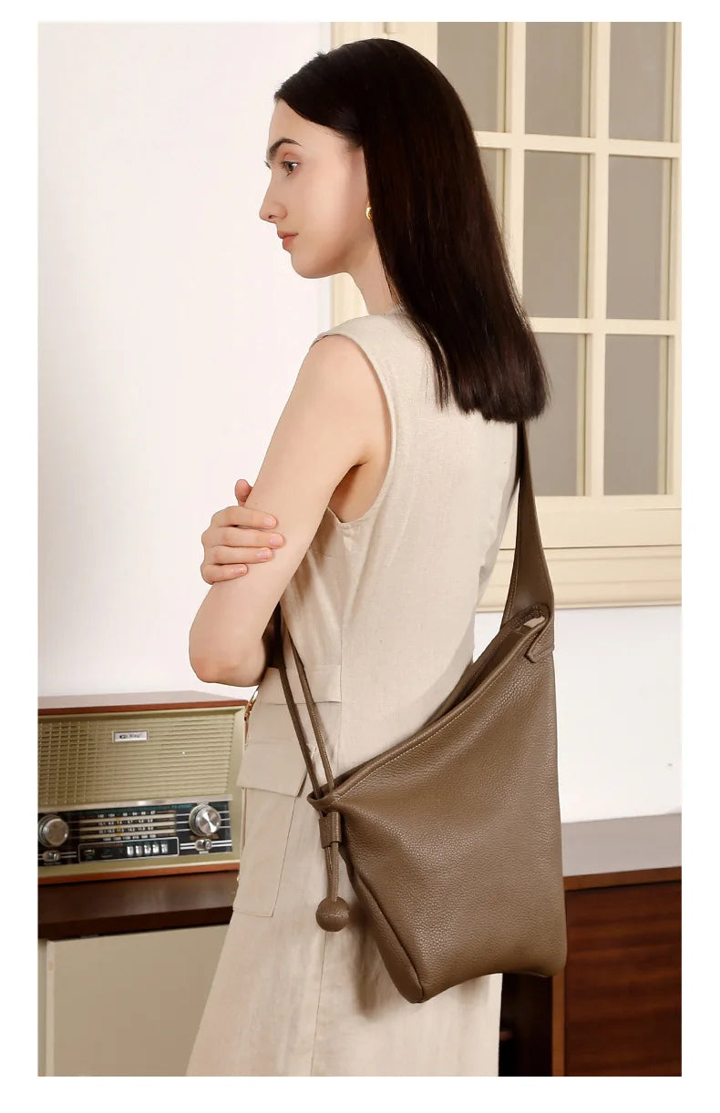YANATARI Genuine Leather Bag Handbags Shoulder Bag Tote Bags for Women Shopping Bag Luxury Bag Autumn/Winter Collection 2026