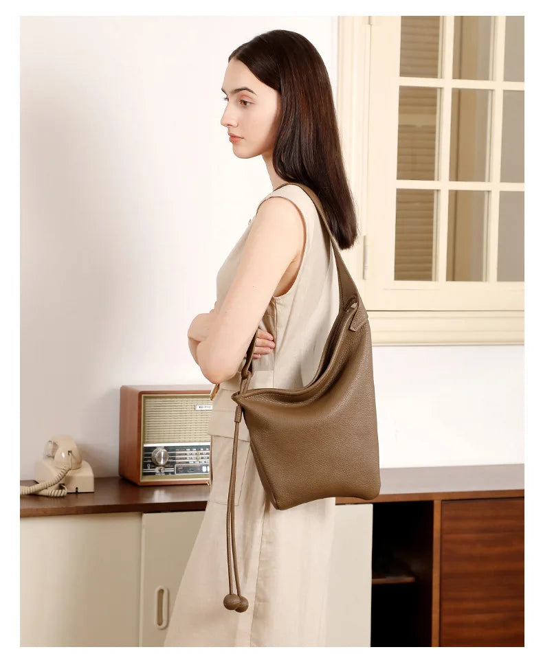 YANATARI Genuine Leather Bag Handbags Shoulder Bag Tote Bags for Women Shopping Bag Luxury Bag Autumn/Winter Collection 2026