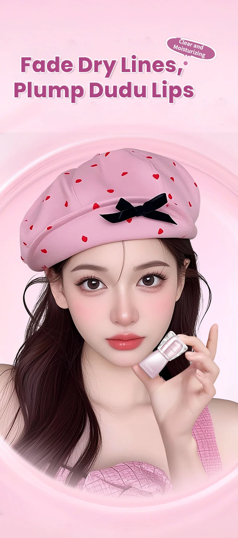 Water Light Crystal Gloss Lip Tint — Autumn/Winter Hydrating Formula, Mirror-Gloss Finish, Youthful Plumping Effect