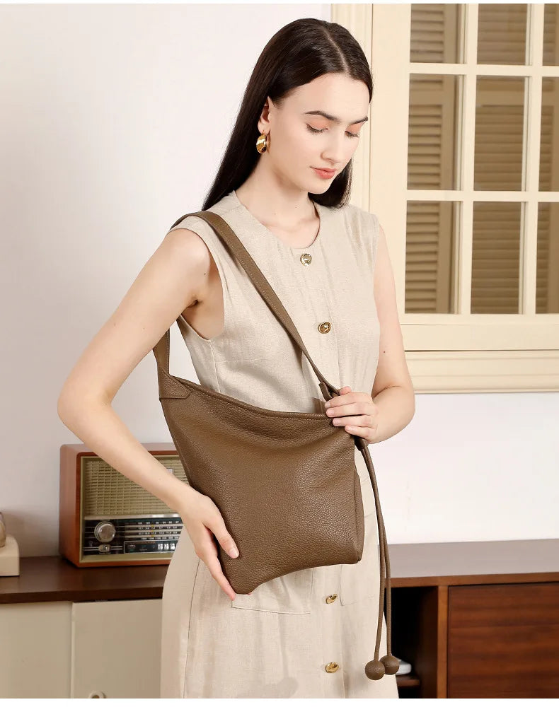 YANATARI Genuine Leather Bag Handbags Shoulder Bag Tote Bags for Women Shopping Bag Luxury Bag Autumn/Winter Collection 2026