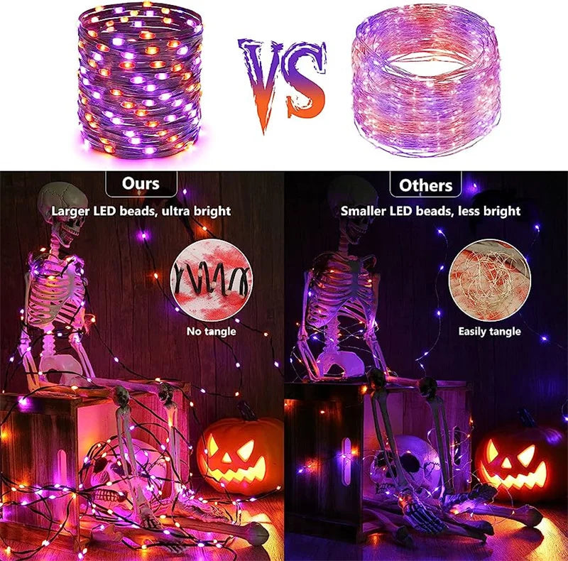 Christmas Tree Lights Outdoor Indoor, 100LED 10M WS2812B RGBIC Lights, String Lights IP65 Waterproof Bluetooth Fairy LED String