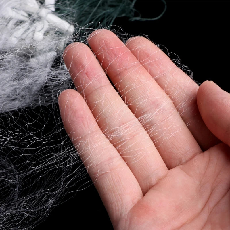 8M/20M New Monofilament Fishing Net Single Layer Fish Gillnet With Float Trap For Outdoor Hobbies Fishingman Fishing Accessories