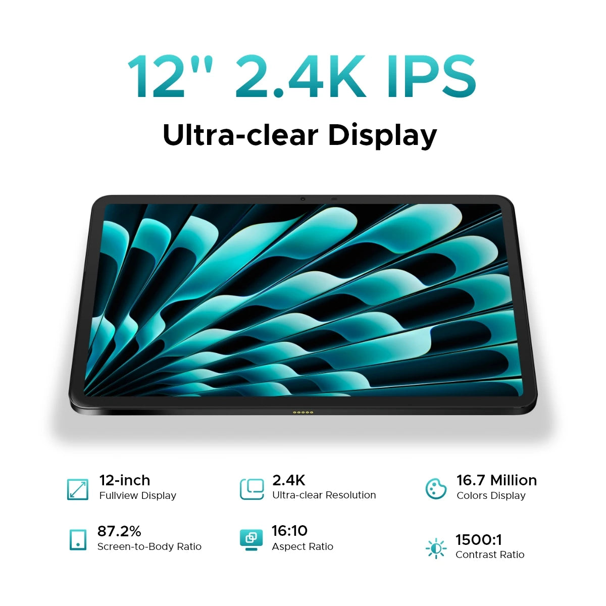 DOOGEE T40 Pro Tablet 12" IPS 2.4K 20GB(8+12) 512GB Helio G99 10800mAh Large Battery Quad Speaker 7.6mm Ultra-thin PC Smart Pad