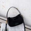 Genuine Matte Cowhide Women's Bag Autumn Winter, Elegant Soft Ladies Handle Bag, Fashion Versatile Shoulder Crossbody Handbag