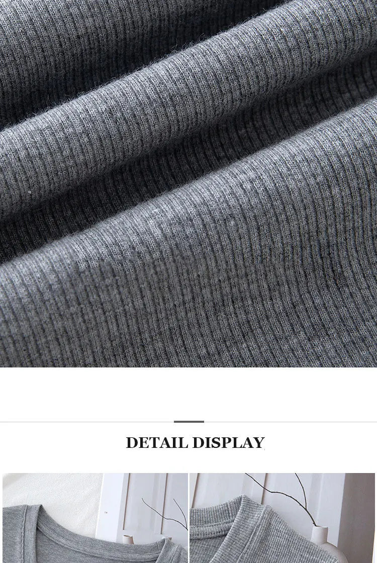 BIVIGAOS Summer New Solid Color U-Neck Short Sleeve T-Shirt Women Casual Fashionable Threaded Cotton Slim Tshirt Top