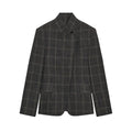 Elegant Plaid Woolen Jacket Women Loose Full Sleeve Stand Collar Double Breasted Coat Female 2026 Spring Chic Outwear Lady New