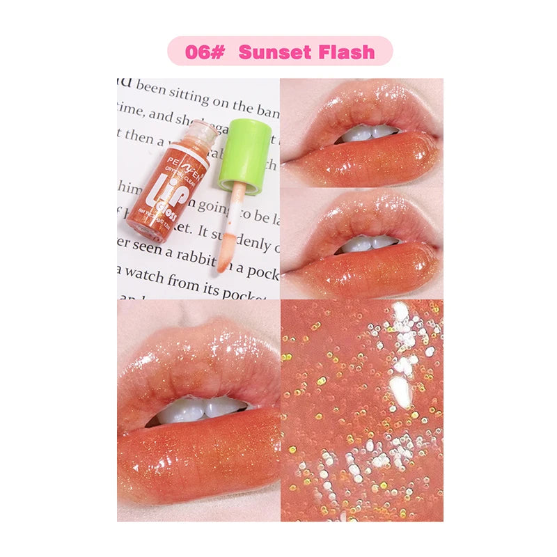 6pcs/set Lip Gloss - Mirror Moisturizing Autumn And Winter Pouting Lips - Long-lasting Lip Protection Oil Lip Beauty Care 2026