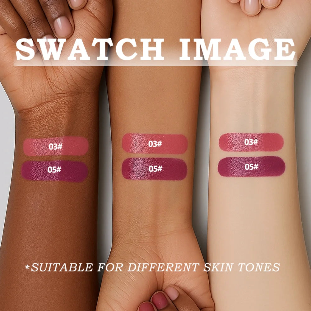 Moisturizing Cream Lip Gloss Autumn/Winter Moisturizing Liquid Lipstick Long Lasting Non Greasy Lip Makeup Christmas Brown
