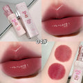 Gege Bear Silky Matte Velvet Lip Mud Moisturizing Non Drying Smooth Long-Lasting Lip Glaze Reddish-brown Autumn&winter Lip Gloss