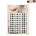 60/100pcs 3D Eyelash Extensions Curling Up Volume False Eyelashes DIY Cosplay Makeup for Women and Girls Cosmetic Supplies