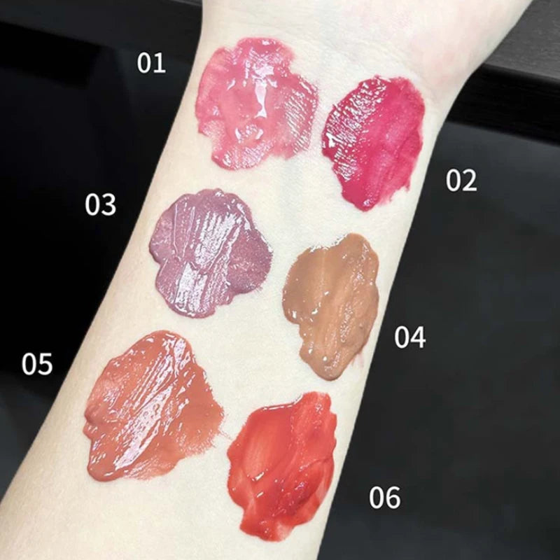 Bear Shuiguang lipstick, Korean show young, mirror Shuiguang glass lip, autumn and winter lipstick, makeup does not fade