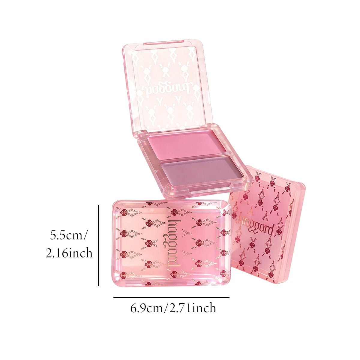 Haggard  Emo Monster Series 2-in-1 Cream Blush,Hydrating & Non-Greasy,Smooth & Blendable,Long-Lasting Pigmentation,Luxury Makeup