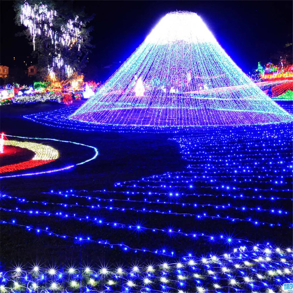 Christmas Lights 5M 10M 20M 30M 50M 100M Led String Fairy Light 8 Modes Christmas Lights For Wedding Party Holiday Lights