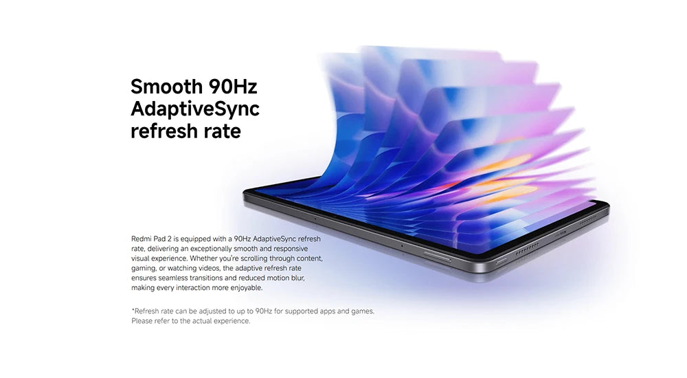 MediaTek Helio G100-Ultra Mi Tablet Global Version Wifi 11" 2.5K Crystal-clear Display MediaTek Helio G100-Ultra Mi Tablet  90Hz Display 9000mAh