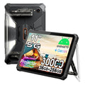 Blackview Active 12 Pro Rugged Tablet Android 15, Dimensity 7300 5G Pad 11 inch Widevine L1 Autofocus Projector, 16GB+ 1TB 30000mAh Tablet Phone 5G Calling