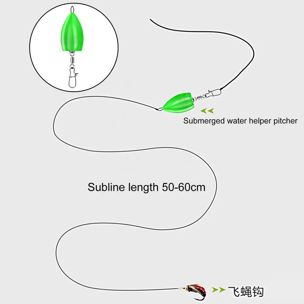 Simple Installation Convenient Lightweight Fishing Assisted Thrower Buoy Accessories Bait Thrower Fishing Equipment