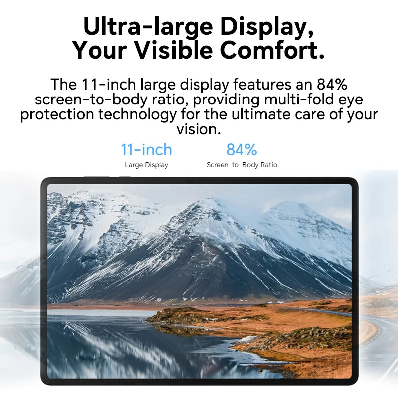 EU Version HONOR Pad X8a 11inch High Refresh Rate Eye Comfort 8300mAh Battery Large-amplitude Quad-speaker Voice Enhancement