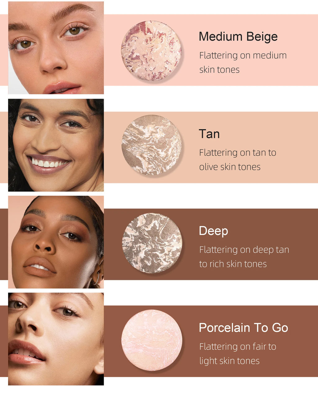 7 Colors Baked Duo Matte Finishing Powder Foundation Compact Waterproof Long Lasting Full Coverage Makeup Base Smooth Skin