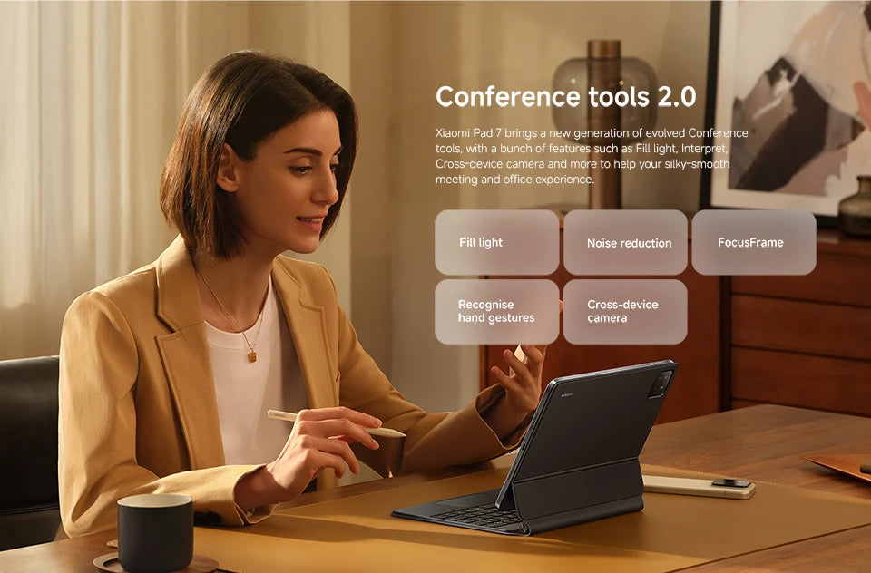 Global Version Xiaomi Pad 7 Tablet PC Snapdragon 7 + Gen 3 11.2 ''3.2K 144Hz Display 8850mAh Big Battery 13MP Real Camera