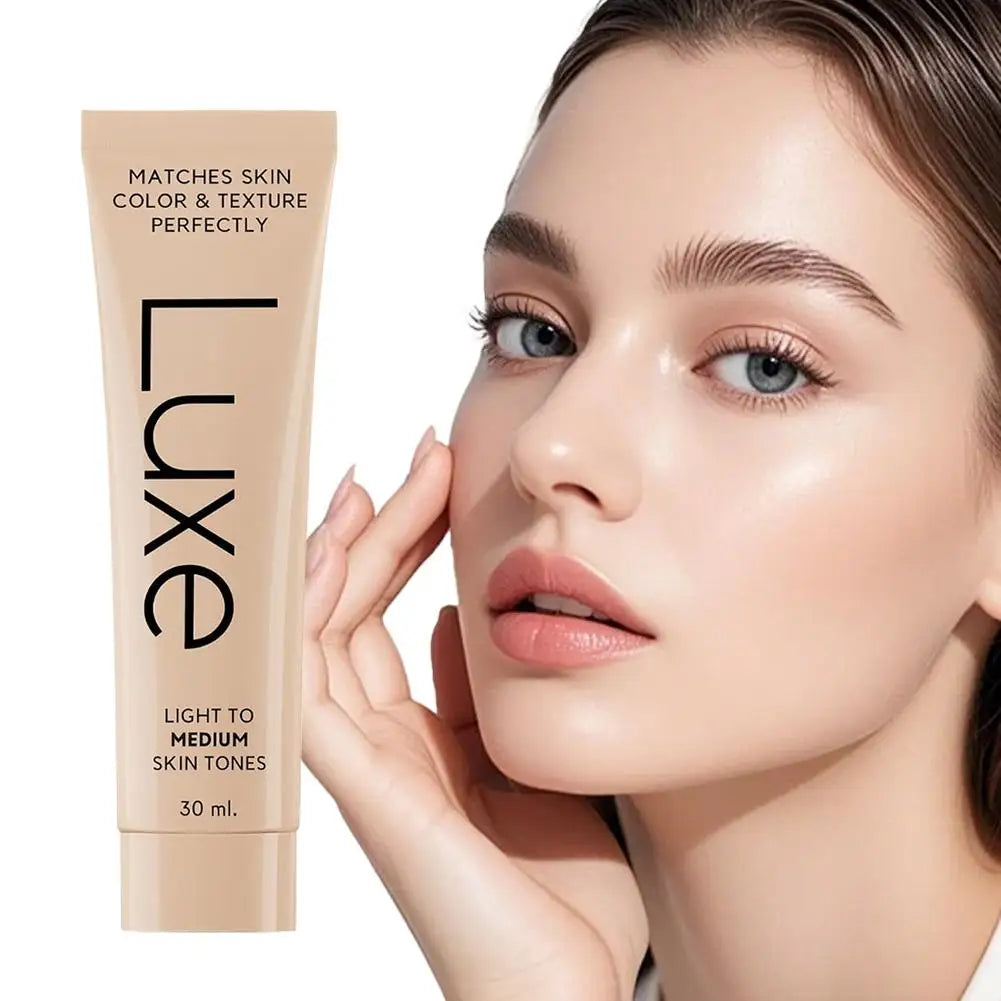 Luxe Skin Tone Matching Concealer Foundation, Waterproof Full Coverage Makeup to Hide Blemishes & Even Skin Tone Long Lasting