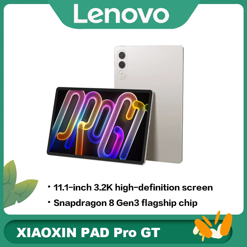 Lenovo Xiaoxin Pad Pro GT 11.1" High-Performance 2K Tablet, Student & Office 2-in-1, Official Genuine, Fast Shipping