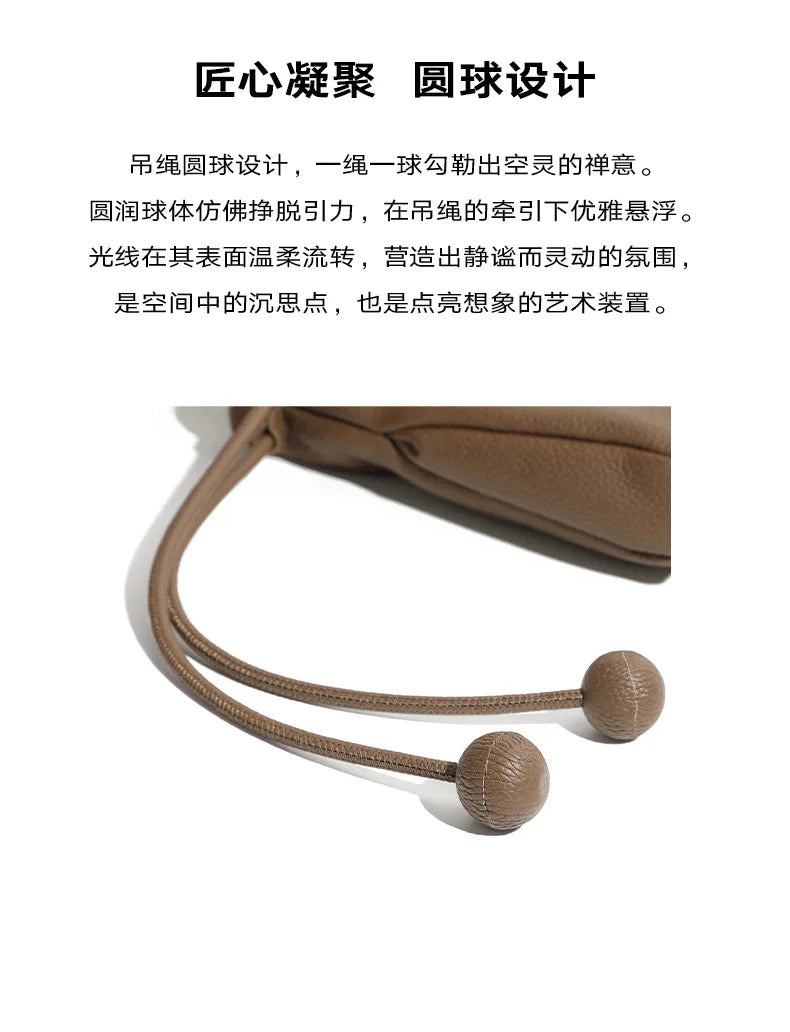 YANATARI Genuine Leather Bag Handbags Shoulder Bag Tote Bags for Women Shopping Bag Luxury Bag Autumn/Winter Collection 2026