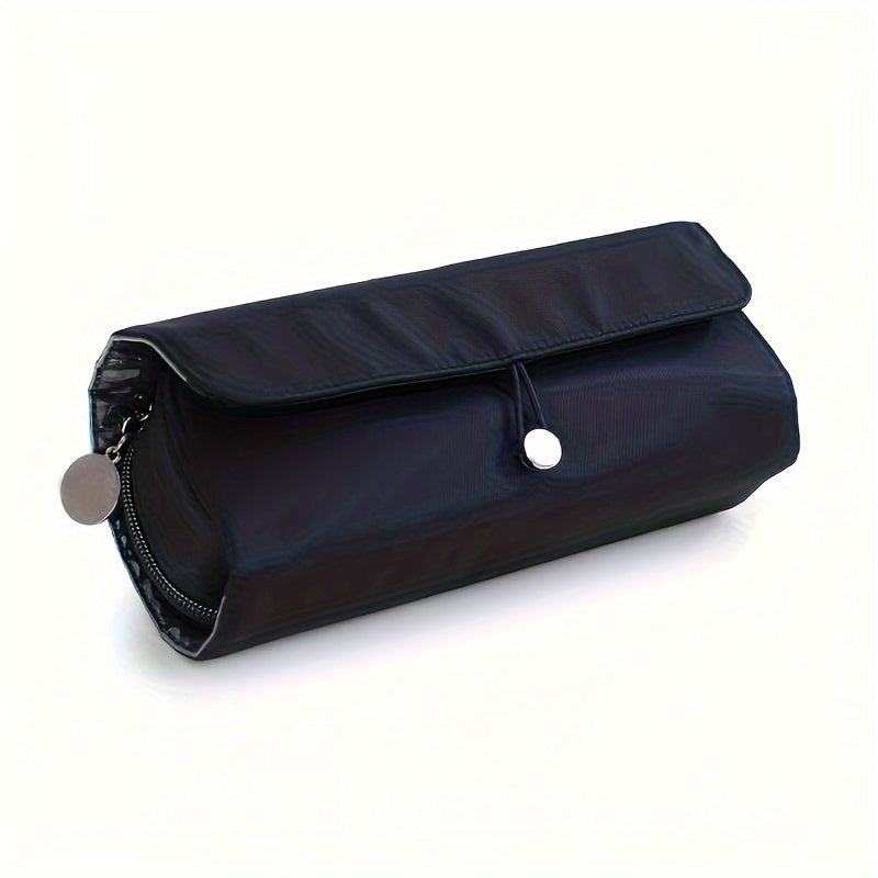 [Makeup Brush Organizer Bag] Large Capacity Makeup Brush Organizer Bag - Multi-Functional Korean Style Portable Cosmetic Pouch for Students