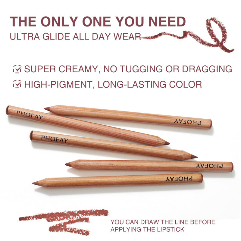 PHOFAY Nude Lipliner Kit – 12 Shades