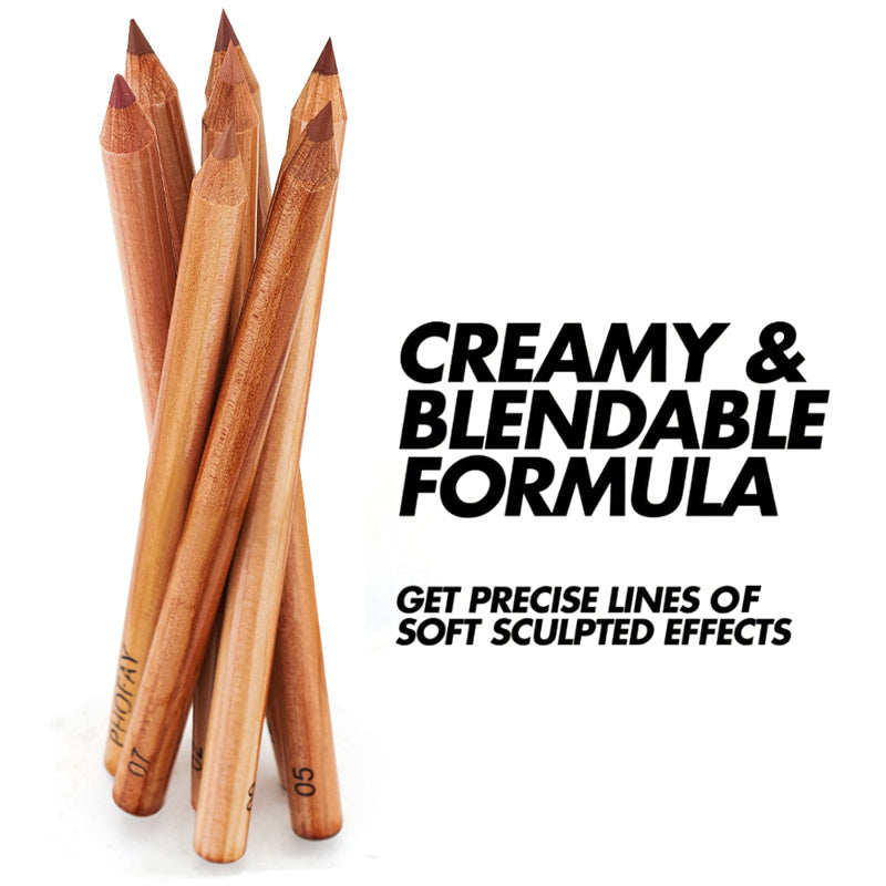 PHOFAY Nude Lipliner Kit – 12 Shades