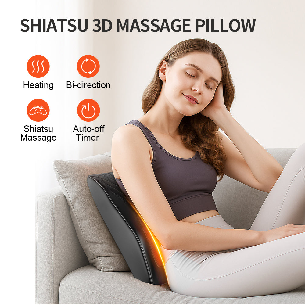 Heated Neck & Shoulder Pillow Massager